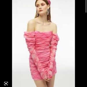 Nana Jacqueline pink plaid suit set dress